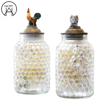 Transparent Honey Jar Glass Sealed Storage Tank Candy Jar Glass Jars Sugar Bowl Glass Bottles mason Jar Wedding decoration
Transparent Honey Jar Glass Sealed Storage Tank Candy Jar Glass Jars Sugar Bowl Glass Bottles mason Jar Wedding decoration