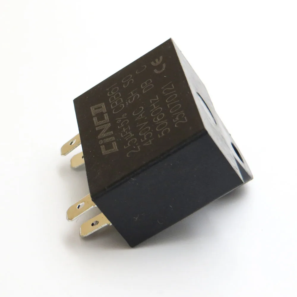2.5 uF 400 450 V CBB61 Motor Run Capacitor Ceiling motor Fan Start AC SH exhaust ventilating mf mfd mkf Vac Volt
2.5 uF 400 450 V CBB61 Motor Run Capacitor Ceiling motor Fan Start AC SH exhaust ventilating mf mfd mkf Vac Volt