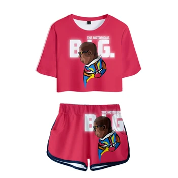 Notorious B.I.G. 2 Pieces Set Biggie Smalls Rapper Hip Hop 3D Women 2 Piece Outfits Sexy Tops + Shorts Suit Girl Casual Clothing
Notorious B.I.G. 2 Pieces Set Biggie Smalls Rapper Hip Hop 3D Women 2 Piece Outfits Sexy Tops + Shorts Suit Girl Casual Clothing