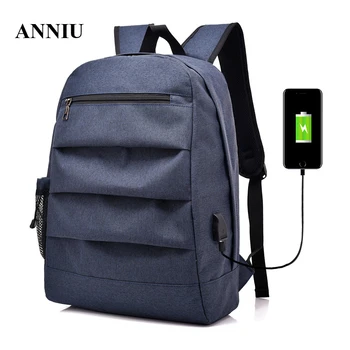 ANNIU 2018 NEW Casual Men Bagpack for teenagers students shoulder bag girls boys travel Mochila laptop backpack with USB charge
ANNIU 2018 NEW Casual Men Bagpack for teenagers students shoulder bag girls boys travel Mochila laptop backpack with USB charge