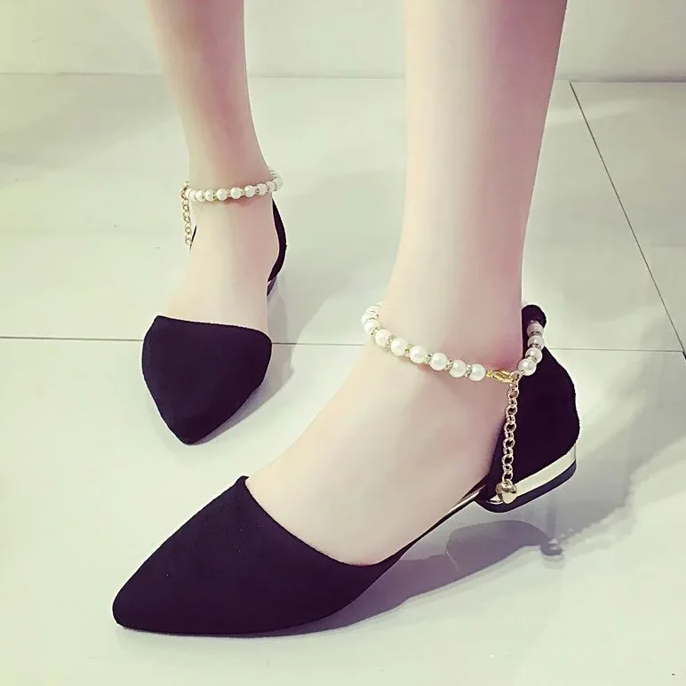 Plus Size Women Flats String Bead Ankle Strap Shoes Pointed Toe Ballet Flats Cute Gold Heeled Shallow Shoes Zapatos Mujer 3538
Plus Size Women Flats String Bead Ankle Strap Shoes Pointed Toe Ballet Flats Cute Gold Heeled Shallow Shoes Zapatos Mujer 3538