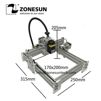 ZONESUN Laseraxe 405nm500mW DIY Desktop Mini Laser Engraver Engraving Machine Laser Cutter Etcher 17X20cm Adjustable Laser Power
ZONESUN Laseraxe 405nm500mW DIY Desktop Mini Laser Engraver Engraving Machine Laser Cutter Etcher 17X20cm Adjustable Laser Power