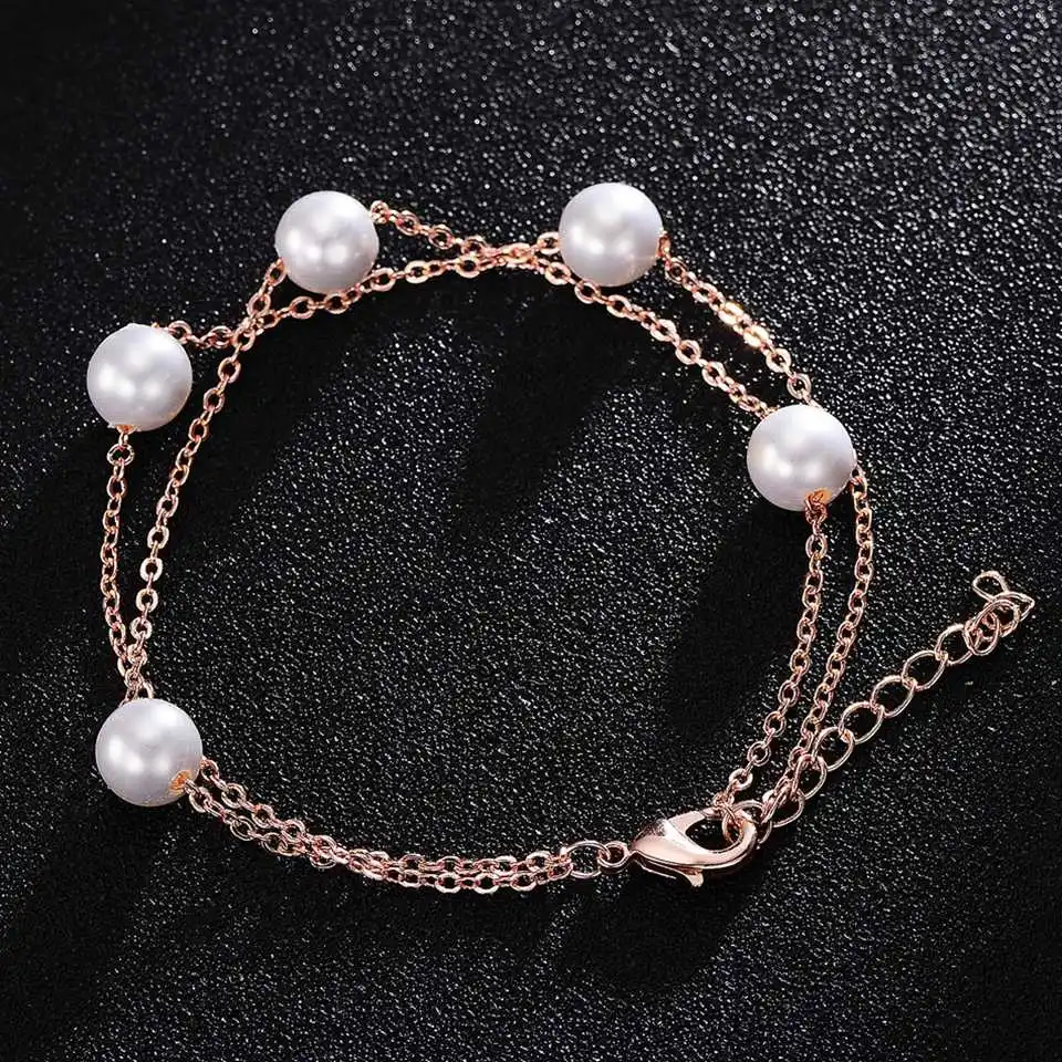 Hand Catenary Famous Brand Fashion Casual Pearl Bracelet Stainless Steel Gold Small And Exquisite Bracelet Ladies B21
Hand Catenary Famous Brand Fashion Casual Pearl Bracelet Stainless Steel Gold Small And Exquisite Bracelet Ladies B21