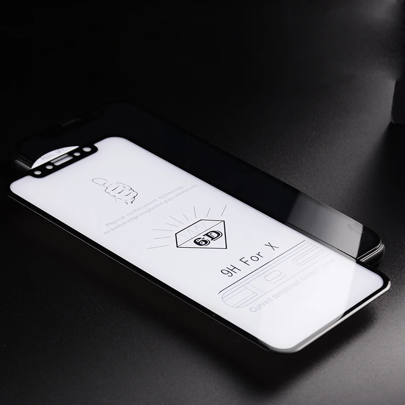100pcs DHL High Quality 6D Tempered Glass Full Cover For iPhone XS MAX XR 6 7 8 Screen Protector protective film 9H Curved Edge
100pcs DHL High Quality 6D Tempered Glass Full Cover For iPhone XS MAX XR 6 7 8 Screen Protector protective film 9H Curved Edge