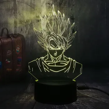 Cartoon 3D LED Lamp Dragon Ball Super Saiyan God Son Goku Action Figures Table Lamp 7 Color Night Light Boys Christmas Lamp Lava
Cartoon 3D LED Lamp Dragon Ball Super Saiyan God Son Goku Action Figures Table Lamp 7 Color Night Light Boys Christmas Lamp Lava