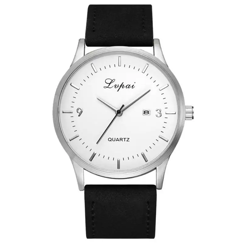 Fashion Leather Strap Quartz Watch Men Large Round Dial Analog Wristwatch Sport Quartz Military Wristwatch relatio masculine
Fashion Leather Strap Quartz Watch Men Large Round Dial Analog Wristwatch Sport Quartz Military Wristwatch relatio masculine