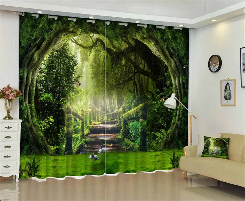 Forest tree Luxury 3D Blackout Curtains for Living Room Bed Room Office Hotel Window Curtains Drapes Tapestry Rideaux Cortinas
Forest tree Luxury 3D Blackout Curtains for Living Room Bed Room Office Hotel Window Curtains Drapes Tapestry Rideaux Cortinas