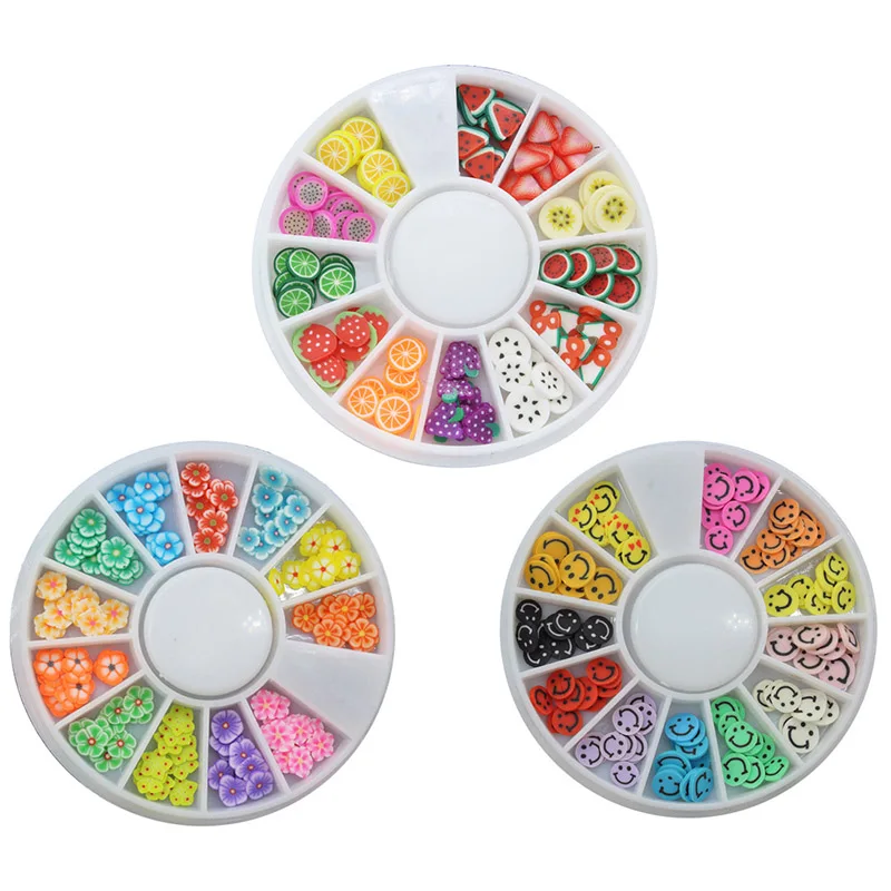 12 Grid Fashion 3D Nail Art Decoration Colorful Cute Wheel Bead Nail Tips Ornaments DIY Manicure Tool SSwell
12 Grid Fashion 3D Nail Art Decoration Colorful Cute Wheel Bead Nail Tips Ornaments DIY Manicure Tool SSwell