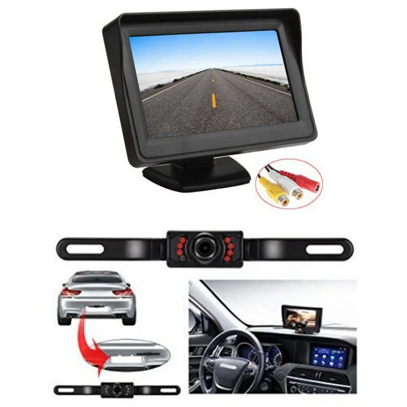 TFT LCD Monitor Parking Camera 7 Night Vision LED Rearview Mirror Car DVR Professional Waterproof Auto Car Dash Parking Camera
TFT LCD Monitor Parking Camera 7 Night Vision LED Rearview Mirror Car DVR Professional Waterproof Auto Car Dash Parking Camera