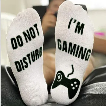 Gift For Boyfriend Cotton Letter Socks DO NOT DISTURB I'M GAMING Anniversary Gift Valentines Day Present Party Favor
Gift For Boyfriend Cotton Letter Socks DO NOT DISTURB I'M GAMING Anniversary Gift Valentines Day Present Party Favor