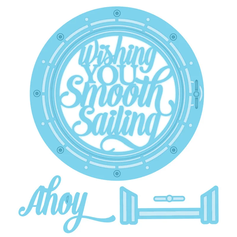 Sailing Ahoy Circle Metal Cutting Dies Stencils For DIY Scrapbooking Decorative Embossing Suit Paper Cards Die Cutting Template
Sailing Ahoy Circle Metal Cutting Dies Stencils For DIY Scrapbooking Decorative Embossing Suit Paper Cards Die Cutting Template