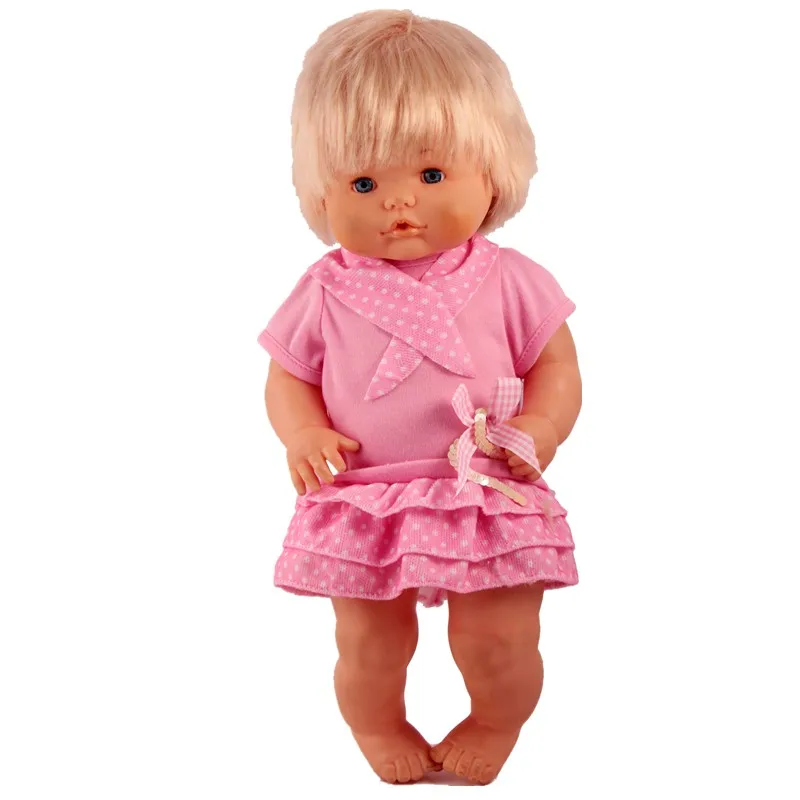 41cm Nenuco Doll Clothes And Accessories Nenuco Ropa y su Hermanita Pink Three Layers Mini Dress For 16 inch Nenucos Doll
41cm Nenuco Doll Clothes And Accessories Nenuco Ropa y su Hermanita Pink Three Layers Mini Dress For 16 inch Nenucos Doll