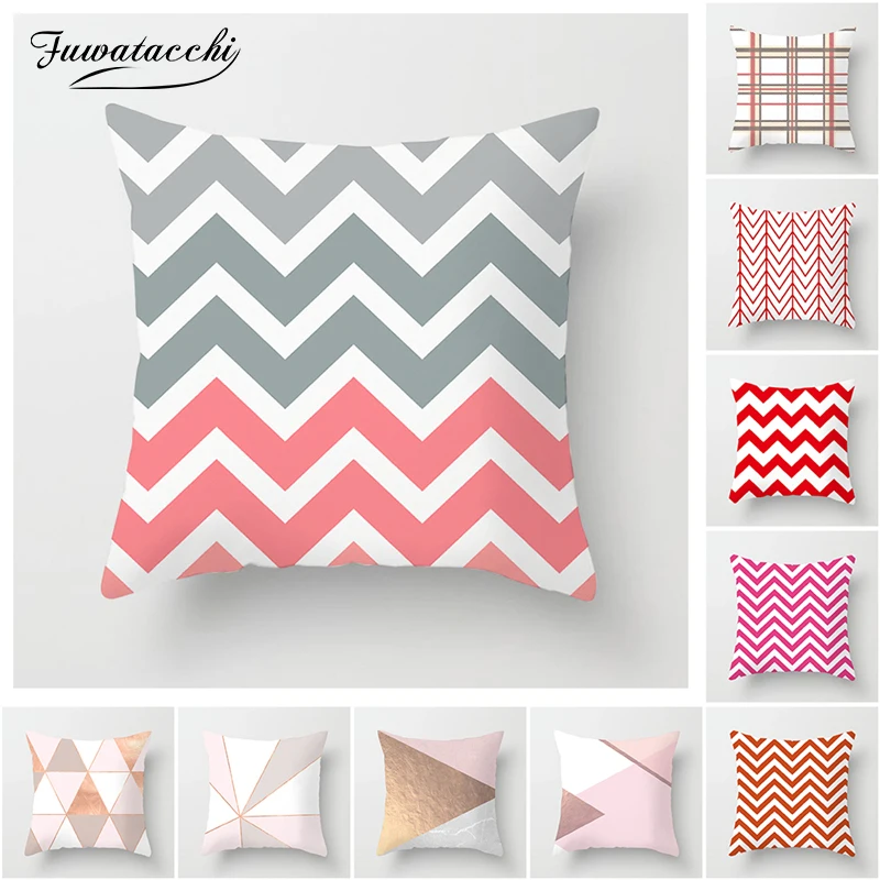 Fuwatacchi Pink Geometric Cushion Cover Wave Dot Arrow Pillow Case for Home Sofa Chair Decorative White Plaid Pillowcases
Fuwatacchi Pink Geometric Cushion Cover Wave Dot Arrow Pillow Case for Home Sofa Chair Decorative White Plaid Pillowcases