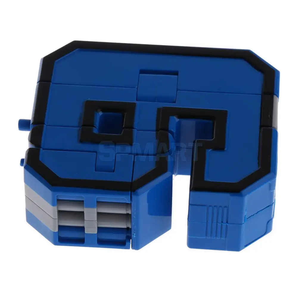 Numbers Armour Team Transforming Robot Toy Educational Toys Assembly Robots for Kid Children Play Display - 10pcs/Set