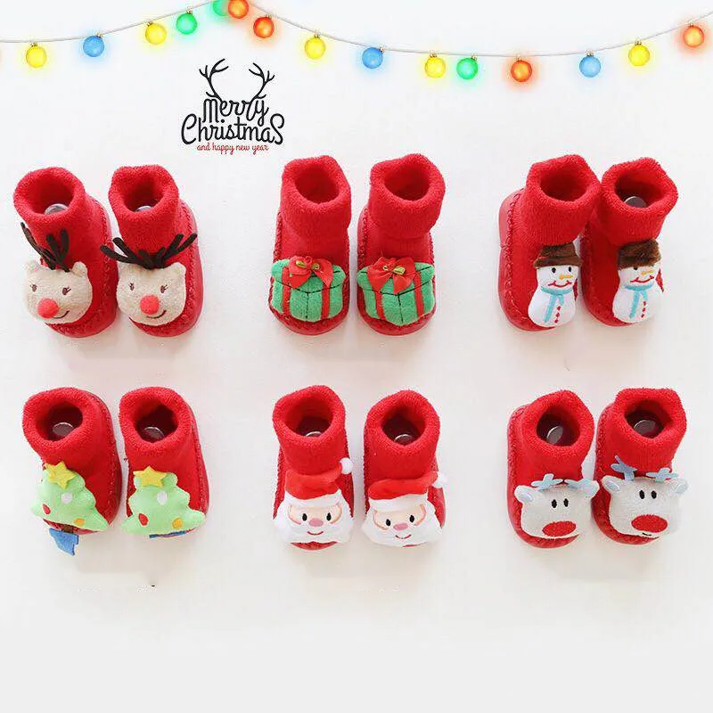 Christmas Cartoon Cotton Baby Socks For Newborn Gift Anti-Slip Warm Socks Slipper Shoes Boots Child Boy Girl Winter Baby Socks
Christmas Cartoon Cotton Baby Socks For Newborn Gift Anti-Slip Warm Socks Slipper Shoes Boots Child Boy Girl Winter Baby Socks