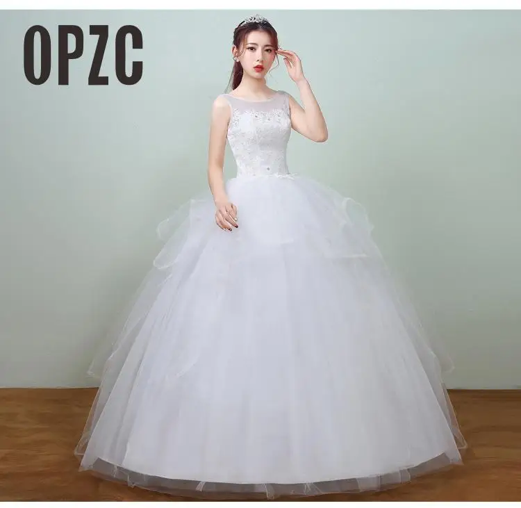 Velnosa Real Photo New Arrival Spring Summer Lace Appliques Wedding Dress 2017 vestidos de noiva O Neck Bridal Dress Custom GZ 
Velnosa Real Photo New Arrival Spring Summer Lace Appliques Wedding Dress 2017 vestidos de noiva O Neck Bridal Dress Custom GZ