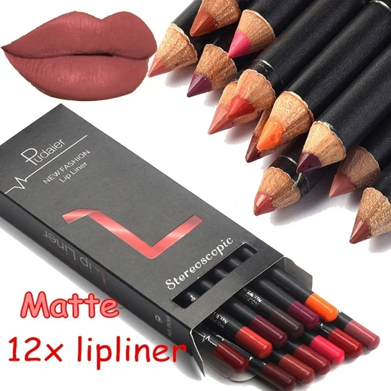12 Pcs Professional Lip liner Pencil Set Waterproof Long Lasting Nude Lipliner Pen Matte Lips Liner Brand Makeup Hot Sale
12 Pcs Professional Lip liner Pencil Set Waterproof Long Lasting Nude Lipliner Pen Matte Lips Liner Brand Makeup Hot Sale