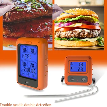 TS-TP20 Portable Wireless Thermometer Wireless Remote Control Digital Cooking Food Meat Thermometer
TS-TP20 Portable Wireless Thermometer Wireless Remote Control Digital Cooking Food Meat Thermometer