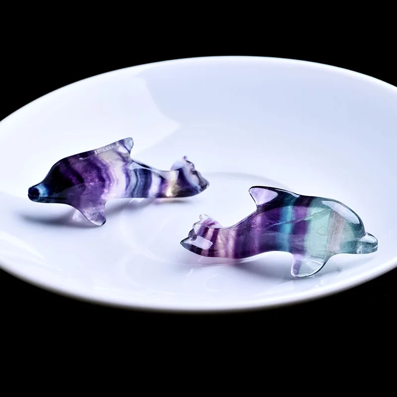 1PC Natural Fluorite Dolphin Mineral Crystal Guardian Gem Friendship Love Family Home Decoration Study Room Decoration DIY Gift
1PC Natural Fluorite Dolphin Mineral Crystal Guardian Gem Friendship Love Family Home Decoration Study Room Decoration DIY Gift