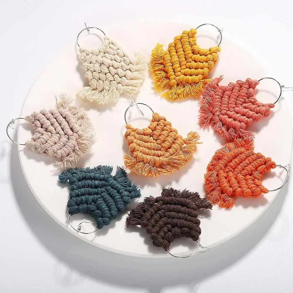 Dvacaman 2019 Colorful Tassel Drop Earrings Tie a Knot Statement Earrings for Women Female Wedding Gift Wholesale Jewelry Party
Dvacaman 2019 Colorful Tassel Drop Earrings Tie a Knot Statement Earrings for Women Female Wedding Gift Wholesale Jewelry Party