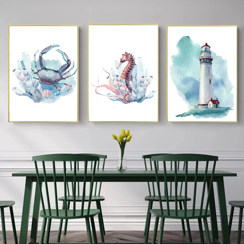 Nordic Poster Cartoon Canvas Painting Animal Abstract Home Decor Crab Canvas Painting Lighthouse Wall Picture For Living Room
Nordic Poster Cartoon Canvas Painting Animal Abstract Home Decor Crab Canvas Painting Lighthouse Wall Picture For Living Room