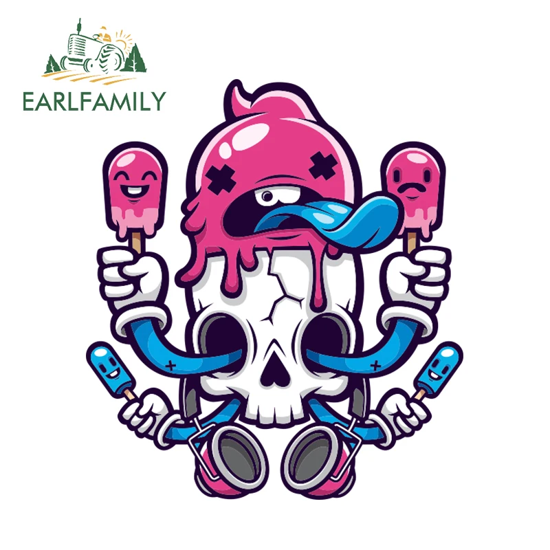 EARLFAMILY 13cm x 11.6cm Brain Freeze Headache Vinyl Sticker Cartoon Skull Styling Car Bumper Decal Waterproof Car Stickers
EARLFAMILY 13cm x 11.6cm Brain Freeze Headache Vinyl Sticker Cartoon Skull Styling Car Bumper Decal Waterproof Car Stickers