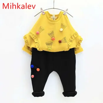 Mihkalev 2018 autumn winter children's sports suits for kids clothes girls clothing set sweatshirts and pants girl tracksuits
Mihkalev 2018 autumn winter children's sports suits for kids clothes girls clothing set sweatshirts and pants girl tracksuits