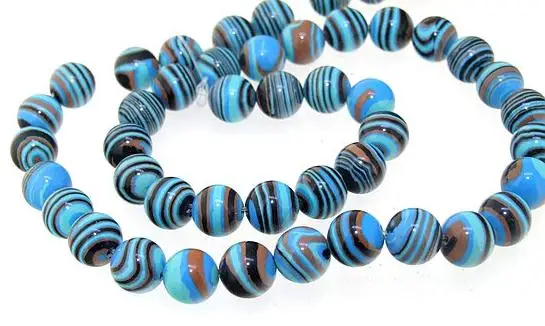 Unique Pearls jewellery Store 8mm Round Blue Malachite Jasper Jasper Gemstone Loose Beads One Full Strand 15'' LC3-0290
Unique Pearls jewellery Store 8mm Round Blue Malachite Jasper Jasper Gemstone Loose Beads One Full Strand 15'' LC3-0290