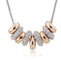 white gold color plated Austrian crystal Multi circles necklace pendant chain women fashion jewelry 1952
white gold color plated Austrian crystal Multi circles necklace pendant chain women fashion jewelry 1952