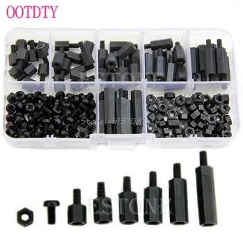 M3 Nylon Black Hex M-F Spacers/ Screws/ Nuts Assorted Kit, Standoff S08 Wholesale&DropShip
M3 Nylon Black Hex M-F Spacers/ Screws/ Nuts Assorted Kit, Standoff S08 Wholesale&DropShip