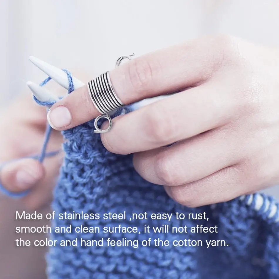 1 pcs Practical Yarn Spring Guides Metal Braided Tools Stainless Steel Needle Thimble Sewing Accessories Knitting Needle Thimble
1 pcs Practical Yarn Spring Guides Metal Braided Tools Stainless Steel Needle Thimble Sewing Accessories Knitting Needle Thimble