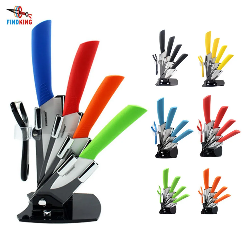 High Quality kitchen knives 3 inch+4 inch+5 inch+6 inch+peeler+acrylic knife block holder 6 pcs ceramic knife set
High Quality kitchen knives 3 inch+4 inch+5 inch+6 inch+peeler+acrylic knife block holder 6 pcs ceramic knife set