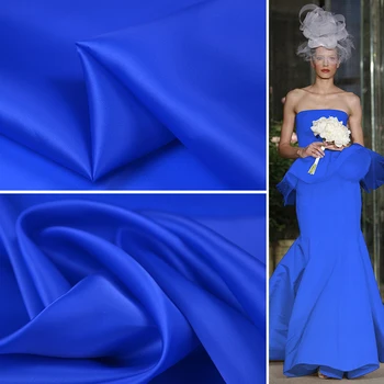 High-quality 100% pure silk high-grade designer special pure color hard satin organza dress fabric
High-quality 100% pure silk high-grade designer special pure color hard satin organza dress fabric