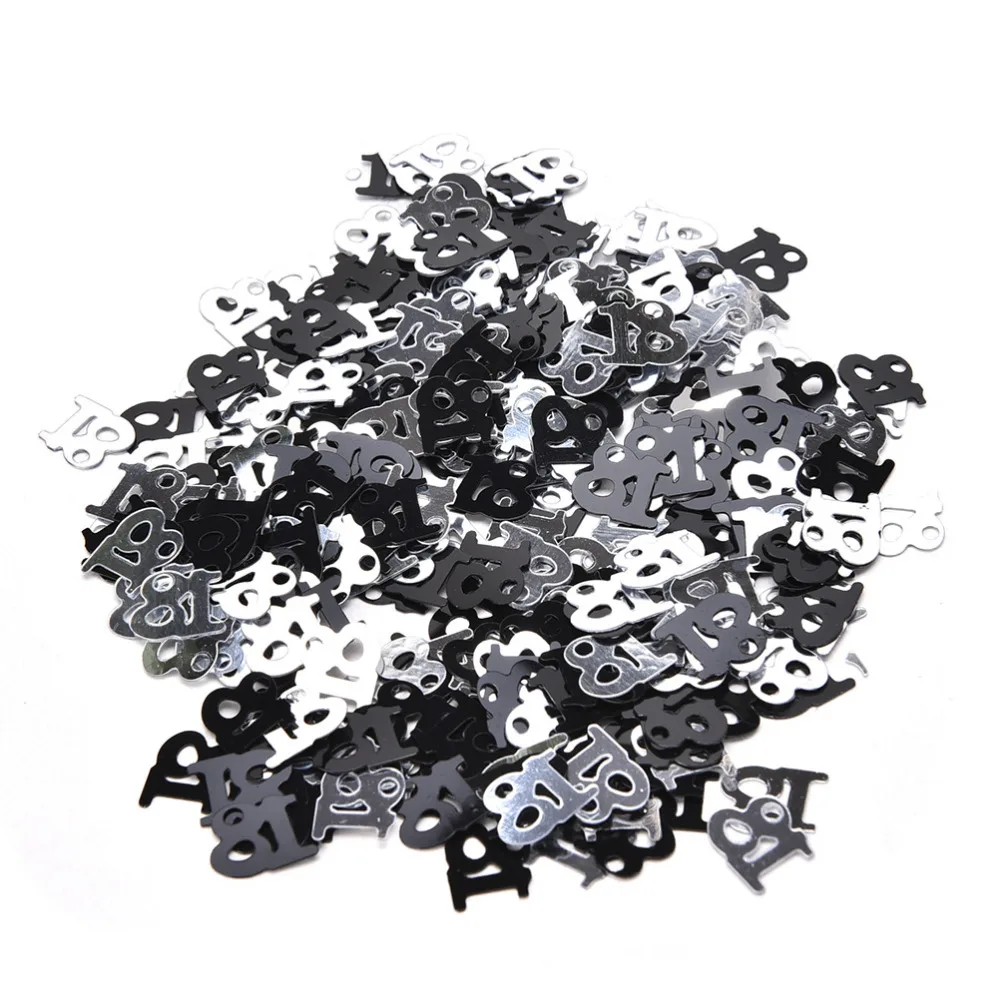 1Pcs Black Number 13 16 18 21 Years Old Happy Birthday Sprinkle Metallic Confetti Table Scatter Party Decorations
1Pcs Black Number 13 16 18 21 Years Old Happy Birthday Sprinkle Metallic Confetti Table Scatter Party Decorations