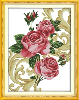 Roses Printing pattern Cross Stitch Kits Chinese Embroidery Needlework DMC Counted Home Decor Cross-stitch set Beautiful gift
Roses Printing pattern Cross Stitch Kits Chinese Embroidery Needlework DMC Counted Home Decor Cross-stitch set Beautiful gift