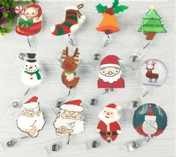 1pc Cute Santa Claus Retractable Badge Reel Students Nurse Exhibition Pull ID Name Card Badge Holder School Supply
1pc Cute Santa Claus Retractable Badge Reel Students Nurse Exhibition Pull ID Name Card Badge Holder School Supply