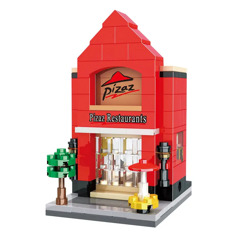 Legoe City Street View Series HSH 6412 Pizza shop Model 191pcs Building Blocks Bricks Toys For Children Compatible With Legoings
Legoe City Street View Series HSH 6412 Pizza shop Model 191pcs Building Blocks Bricks Toys For Children Compatible With Legoings