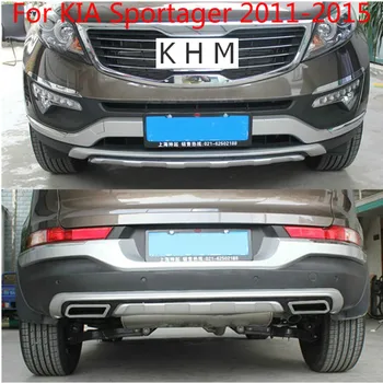 High quality plastic ABS Chrome Front+Rear bumper cover trim For KIA Sportager 2011-2015 Car-styling
High quality plastic ABS Chrome Front+Rear bumper cover trim For KIA Sportager 2011-2015 Car-styling
