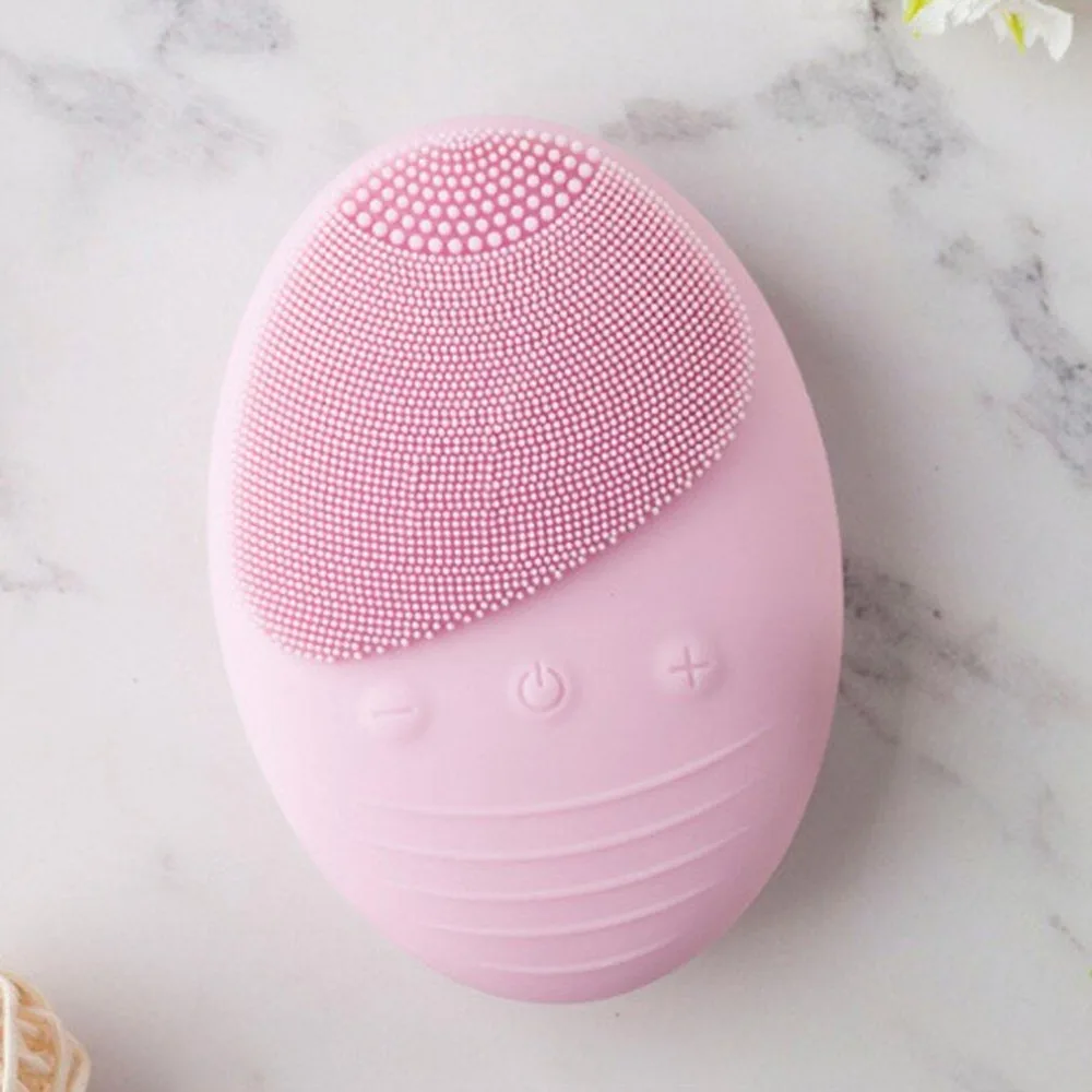 Electric Facial Cleaning Brush Silicone Sonic Vibrating Mini Deep Cleaner Pore Cleansing Skin Massage Face Cleaning Brush
Electric Facial Cleaning Brush Silicone Sonic Vibrating Mini Deep Cleaner Pore Cleansing Skin Massage Face Cleaning Brush