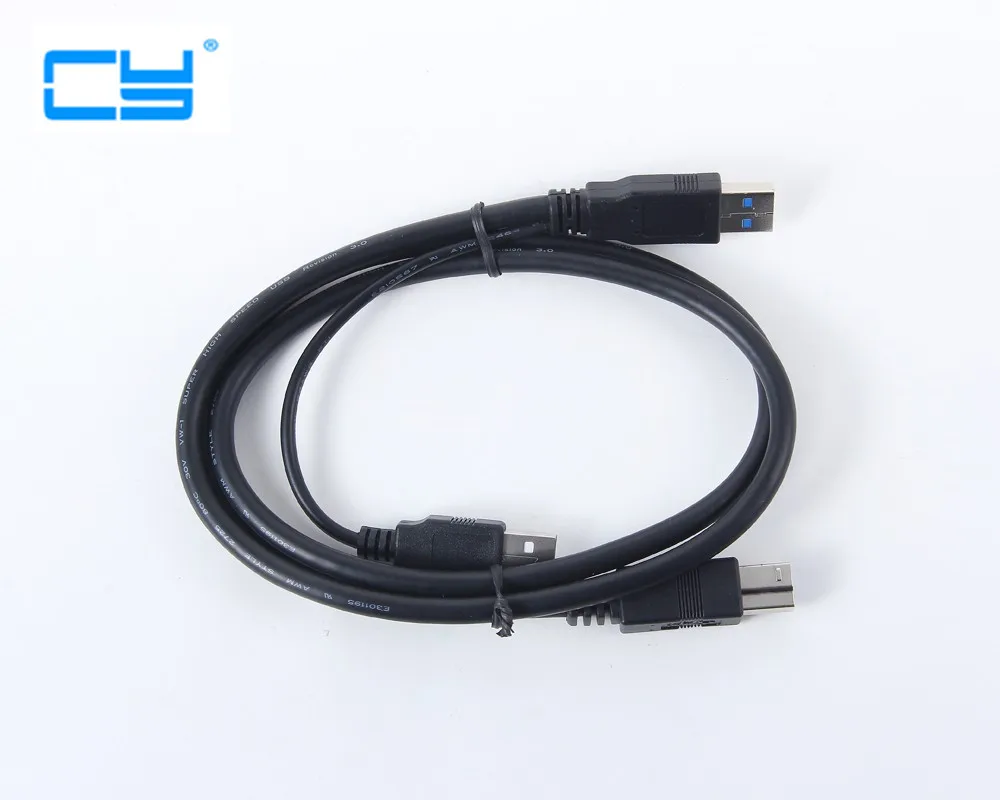 5 Гбит/с USB3.0 A Type Male AM To USB 3 0 BM Мобильный Внешний жесткий диск HDD Y кабель с