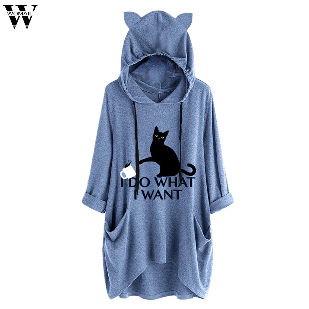 Womail Casual Women's Tshirt Tops Irregular Print Cotton Casual Hooded Long Sleeves Pocket Tops T-Shirt For Ladies JL22 Camiseta
Womail Casual Women's Tshirt Tops Irregular Print Cotton Casual Hooded Long Sleeves Pocket Tops T-Shirt For Ladies JL22 Camiseta