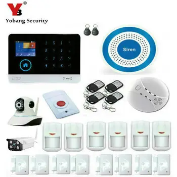 YobangSecurity WiFi GSM GPRS RFID Wireless Security Alarm System Wireless Indoor Outdoor ip Camera Wireless Siren Smoke Detector
YobangSecurity WiFi GSM GPRS RFID Wireless Security Alarm System Wireless Indoor Outdoor ip Camera Wireless Siren Smoke Detector