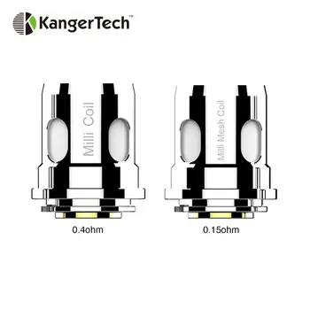 Original 3pcs Kangertech Milli Coil for Kangertech Ranger Tank with 0.15ohm Mesh Coil & 0.4ohm NiCr Coil vape coil head e cig
Original 3pcs Kangertech Milli Coil for Kangertech Ranger Tank with 0.15ohm Mesh Coil & 0.4ohm NiCr Coil vape coil head e cig