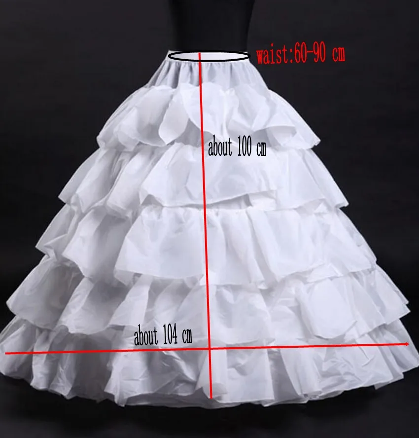 Petticoat For Wedding Dresses 5 Layers Women Underskirt White Black jupon crinoline hoop skirt
Petticoat For Wedding Dresses 5 Layers Women Underskirt White Black jupon crinoline hoop skirt