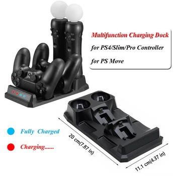 For PS Move Base For Dualshock4 Joystick Controller For Playstation 4 4 in 1 Holder PS4 Game Accessories Charger Dock Station
For PS Move Base For Dualshock4 Joystick Controller For Playstation 4 4 in 1 Holder PS4 Game Accessories Charger Dock Station