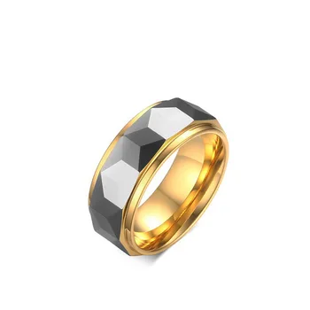 Domineering tungsten gold rings male gold men's ring single tail ring male J234
Domineering tungsten gold rings male gold men's ring single tail ring male J234