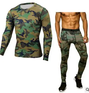 Mens Sets Bodybuilding Camouflage Compression Shirts and Leggings Crossfit Exercise Workout Skin Tight T Shirt Brand Clothing
Mens Sets Bodybuilding Camouflage Compression Shirts and Leggings Crossfit Exercise Workout Skin Tight T Shirt Brand Clothing