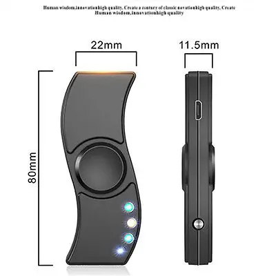 2017 Fidget Spinner Gifts LED USB Charging Cigarette Lighter Tri Hand Spinner Fidget EDC Anti Stress Toys Anti-Stress
2017 Fidget Spinner Gifts LED USB Charging Cigarette Lighter Tri Hand Spinner Fidget EDC Anti Stress Toys Anti-Stress