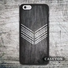 Chevron With Wood Case For iPhone 7 6 6s Plus 5 5s SE 5c 4 4s and For iPod 5 Classic High Quality Protective Cover