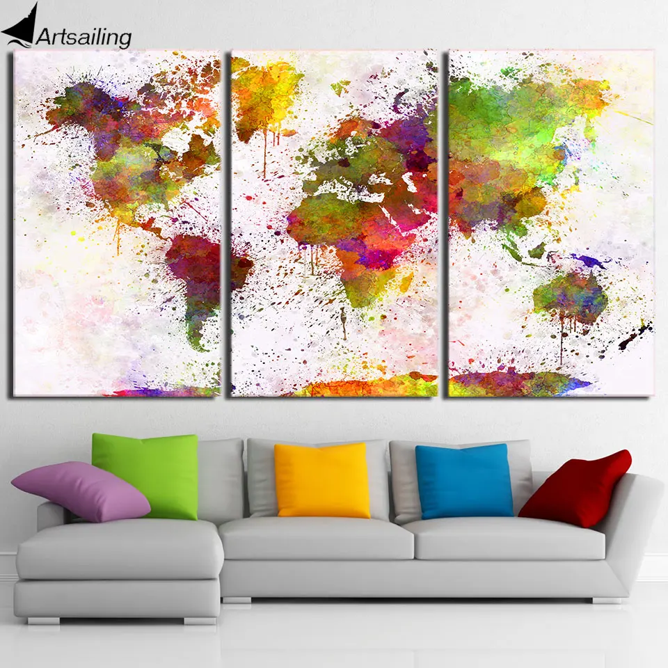 HD Printed 3 Piece Canvas Art Color World Map Painting Continent Wall Pictures for Living Room Decor Free Shipping NY-7023D
HD Printed 3 Piece Canvas Art Color World Map Painting Continent Wall Pictures for Living Room Decor Free Shipping NY-7023D